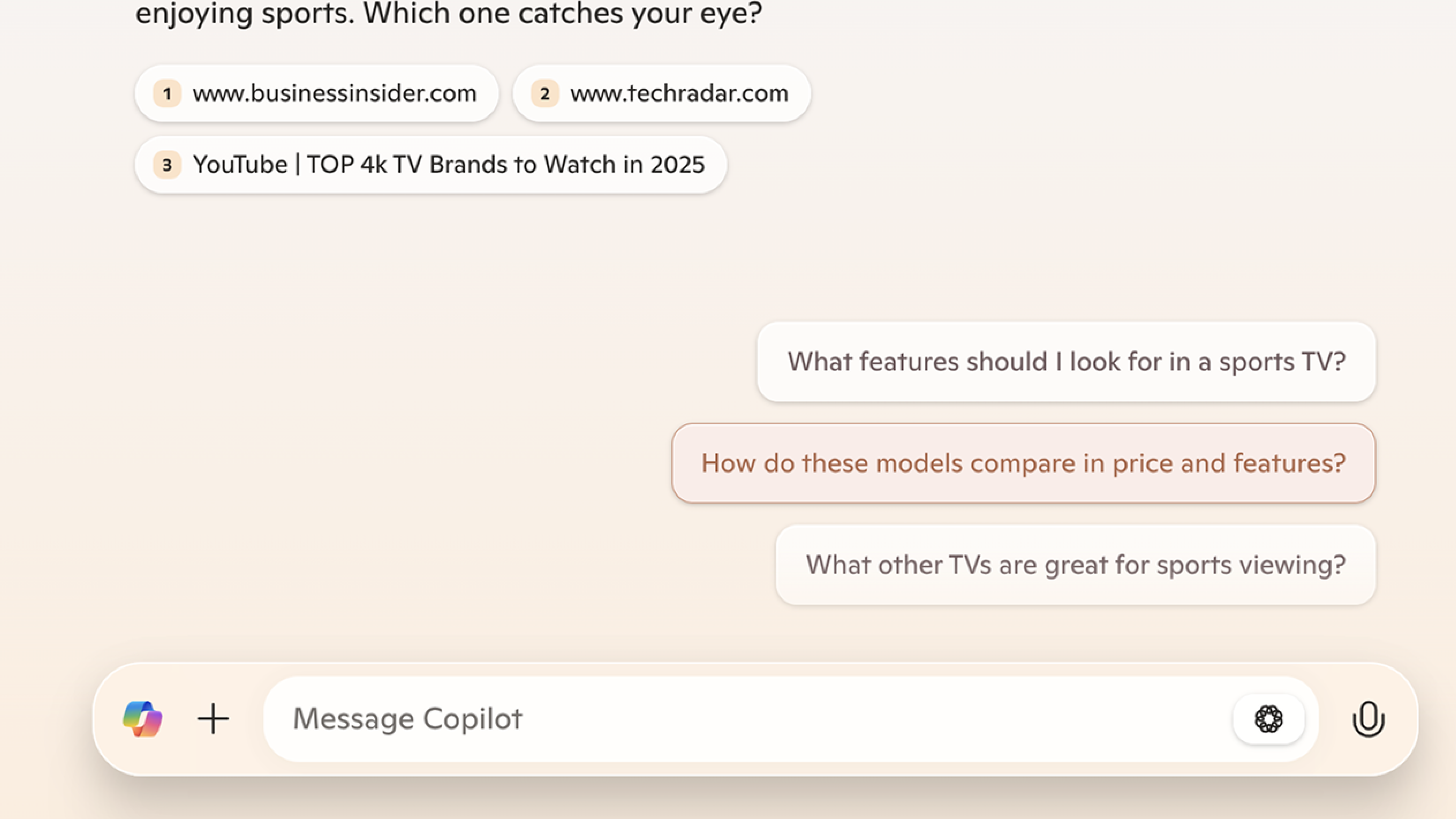 Suggested Follow Ups